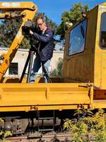 Zum 20. Unstrutbahnfest am 03.10.2025 in Ro�leben war auch MDR Th�ringen mit einem Kamerateam vor Ort und berichtete am Abend beim Wetterbericht dar�ber. (Foto: Philipp Spannemann)