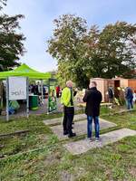 Beim 20. Unstrutbahnfest am 03.10.2025 in Ro�leben war auch Start Mitteldeutschland mit einem Infostand dabei. (Foto: Philipp Spannemann)
