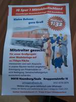 Modellbahn IG sucht Mitstreiter f�r Gro�projekt in Naumburg.