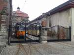 Blick in das Stra�enbahndepot an der Poststra�e; 07.04.2013