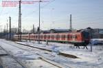 DB S-Bahn M�nchen 423 528-2 vermutlich auf der Fahrt nach M�nchen, in Naumburg Hbf; 05.01.2011 (Foto: Heinz-Stefan Neumeyer)
