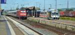 DB 101 126-1 mit dem ICE 1005 von Berlin Gesundbrunnen nach M�nchen Hbf, am 03.07.2013 in Naumburg Hbf.