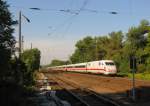 DB 401 010-4  Gelsenkirchen  als umgeleiteter ICE 279 von Berlin Hbf (tief) nach Basel SBB, am 07.09.2013 in Naumburg Hbf.