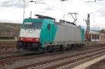 Railpool E 186 131 als Tfzf Richtung Bad K�sen, am 04.11.2013 in Naumburg Hbf (Foto: dampflok015)