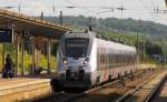 Am 08.09.2015 war der Abellio 9442 310 in Naumburg (S) Hbf als Testfahrt mit Reisenden Richtung Bad K�sen unterwegs.