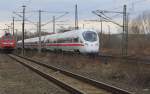 DB 411 019-3  Mei�en  als ICE 1610 von N�nchen Hbf nach Berlin Gesundbrunnen, bei der Durchfahrt in Naumburg Hbf; 20.03.2010