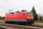 DB 114 039 am 15.12.2020 in Naumburg Hbf.