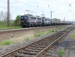 EBS Doppeltraktion mit 140 789 und 140 772 mit Kesselwagenzug von Gro�korbetha nach Ingolstadt, am 05.05.2022 in Naumburg.