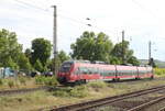 DB 442 605  Stockheim  als RE 4990  Franken-Th�ringen-Express  von N�rnberg Hbf nach Leipzig Hbf, am 13.07.2022 in Naumburg (S) Hbf.