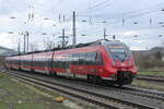DB 442 810 als RE 4993  Franken-Th�ringen-Express  von Leipzig Hbf nach N�rnberg Hbf, am 03.04.2023 in Naumburg (S) Hbf.