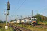 SBB Cargo International 6193 107-0  Bodensee  mit dem DGS 91324 von Ludwigshafen nach Ruhland, am 15.09.2023 in Naumburg (S) Hbf.