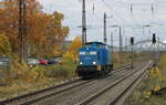 PRESS 204 036-6 (92 80 1202 586-4 D-PRESS) als Tfzf Richtung Wei�enfels, am 12.11.2023 in Naumburg (S) Hbf.