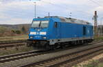 PRESS 285 101-5 (92 88 0076 001-1 B-BTK) als Tfzf Richtung Bad Kösen, am 09.04.2025 in Naumburg (S) Hbf.