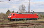 DB 152 095-6 als Tfzf Richtung Bad K�sen, am 09.04.2025 in Naumburg (S) Hbf.