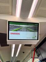 Sonderzug Zugzielanzeiger - Zum 20. Unstrutbahnfest am 03.10.2025 in Ro�leben pendelte ein Triebwagen von Start Mitteldeutschland als Sonderzug zwischen Wangen (U) und Ro�leben. (Foto: Philipp Spannemann)