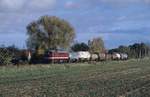 LEG 120 295-1 mit einem Fotog�terzug von Nebra nach Sta�furt, am 12.11.2006 in Nausitz. (Foto: Kay Baldauf) 