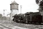 DR 41 1263-7 vor dem Wasserturm im Bf Nebra; 30.09.1978 (Foto: Heinz K�hler)