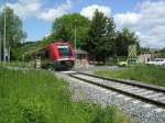 Ein TW der BR 641 verl�sst als RB im Mai 2006 den Bf.