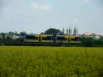 RB 25977 von Wangen (Unstrut) nach Naumburg (S) Ost, bei Ro�bach; 23.05.2010 (Foto: Christof Rommel)