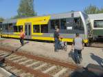Burgenlandbahn 672 902 als RB 34879 von Wangen nach Naumburg Ost, w�hrend unserem 6.