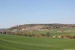Zwei 672er der Burgenlandbahn als RB von Wangen nach Naumburg Ost, am 19.04.2015 bei Ni�mitz.