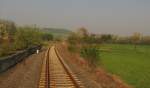 Der Unstrutbahn Km 9,1 in Balgst�dt; 21.04.2011