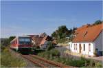 DB 628 606-6 als RB von Naumburg Hbf nach Artern, in Wangen; 23.09.2006 (Foto: John-Henry Deterding)