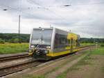 Burgenlandbahn 672 905 als RB von Naumburg (S) Ost nach Wangen (U), am 09.09.2010 bei der Einfahrt in Naumburg (S) Hbf. (Foto: Michael Stiller) 