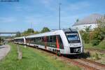 Abellio 1648 917 + 1648 xxx bei der Bereitstellung als RB 80561 nach Naumburg (S) Ost, am 09.09.2023 in Karsdorf.