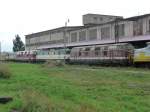 Die letzten Lokomotiven bei Arco am Zementwerk Karsdorf; 14.09.2010 (Foto: Klaus Pollm�cher)