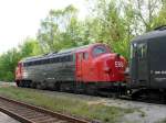 Die defekte EBS MY 1131 (92 80 1227 003-1 D-EBS) im Bf Freyburg; 29.04.2011 (Foto: Klaus Pollm�cher)