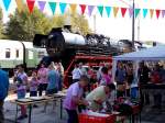 Dampflockfest am Bahnhof Karsdorf am 25.9.2011