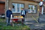Infostand der Naumburger Stra�enbahn am 29.09.2013 beim 8.