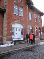 Einige Mitglieder der IG Unstrutbahn e.V.