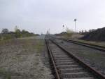 So sah es im weitl�ufigen Gleisanschluss am Bf.
