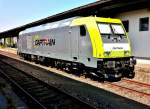 Erstmalig konnte am 26.04.2014 die Captrain 285 117-9 (9288 0076 101-9 B-ITL) in Zeitz Pbf abgelichtet werden.