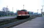 DR 110 051-0 am 12.05.1991 im Bf Zeitz.