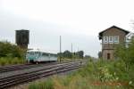 DR 772 312-5 + 772 367-9 als Sonderzug von Gera nach Nebra, bei der Ausfahrt in Teuchern; 22.07.2007 (Foto: Andreas Leipoldt)