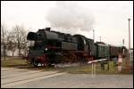 LEG 65 1049-9 mit einem Fotog�terzugg von Gera nach Camburg, am 14.03.2009 bei der Einfahrt in Naumburg Ost.