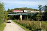 LEG 202 703-5 mit dem RE 16583  Rotk�ppchen-Express  von  Altenburg nach Freyburg, in Mertendorf; 03.10.2010 (Foto: Andreas Leipoldt)