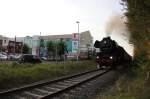 Am 18.10.2014 gab es endlich mal wieder Zugverkehr zwischen Naumburg Ost und Teuchern.