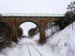 Eine Feldwegbr�cke zwischen Naumburg Ost und Wethau am 15.01.2010.