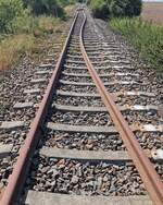 Trauriger Zustand vom Gleis zwischen Naumburg (S) und Teuchern. (Foto: Der Lokf�hrer)
