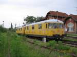 DB Netz 726 002-9 + 725 002-0 als Gleismesszug in Naumburg (S) Ost; 26.05.2010 (Foto: Hans Grau)