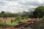 LEG 65 1049-9 f�hrt mit dem DLr 24887 nach der Abstellung in Naumburg Hbf zur�ck nach Freyburg, hier bei Ro�bach; 10.09.2011 (Foto: Marcel Grauke)