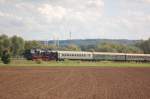LEG 65 1049-9 mit dem Leerzug aus Naumburg Hbf auf der R�ckfahrt nach Freyburg, vor Kleinjena; 10.09.2011 (Foto: dampflok015)