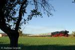 Am Nachmittag des 30.09.2012 war die 41 1144-9 mit dem  Rotk�ppchen-Express I  von Freyburg unterwegs zur�ck nach Altenburg. (Foto: Andreas Leipoldt)