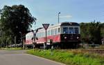 Lappwaldbahn 301 035-1  Anton  als DPN 91420 von Helmstedt nach Freyburg und weiter �ber Laucha zur Abstellung nach Karsdorf, am 03.10.2012 in Kleinjena.