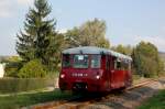 EBS 772 345-5 als DPE 81085 von Naumburg Hbf nach Laucha, am 05.10.2014 in Balgst�dt.