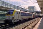 NMBS 1828 steht am 23 Mai 2019 in Gent Sint-Pieters.